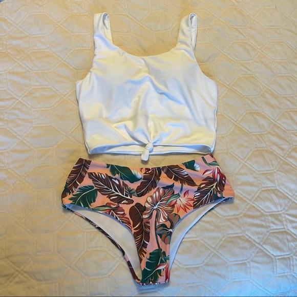 Zaful Other - NEW Tropical 2 Piece